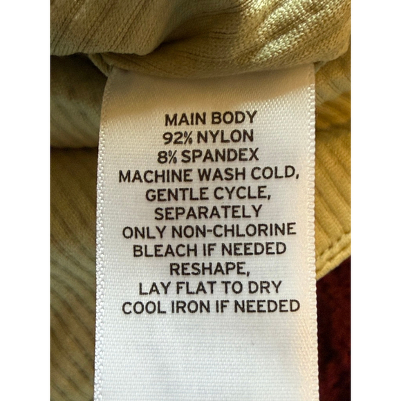 BP NWT Green Foam Ribbed Bodysuit Tank Medium Minimalist Stretch - Picture 4 of 5